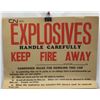 Image 1 : UNUSED 1972 CN RAILBOX SIGN