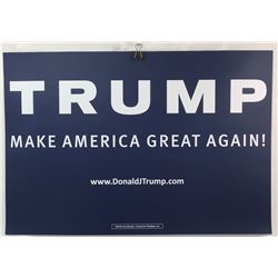 DOUBLE SIDED TRUMP POSTER
