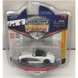 JADA POLICE 1:64 SCALE '57 CHEVY CORVETTE