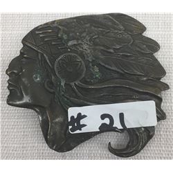 INDIANHEAD BELT BUCKLE - BRONZE?