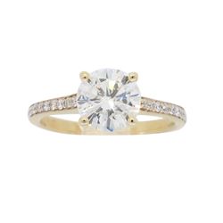 14KT Yellow Gold 1.28ctw Diamond Ring