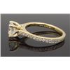 Image 6 : 14KT Yellow Gold 1.28ctw Diamond Ring