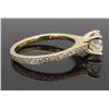 Image 7 : 14KT Yellow Gold 1.28ctw Diamond Ring