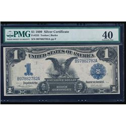 1899 $1 Black Eagle Silver Certificate PMG 40