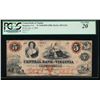 Image 1 : 1860 $5 Central Bank of Virginia Obsolete Note PCGS 20