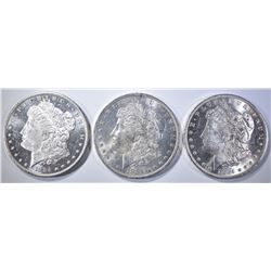 3-1884-O CH BU MORGAN DOLLARS
