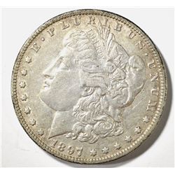 1897-O MORGAN DOLLAR, AU+