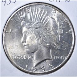 1935 PEACE DOLLAR, CH BU
