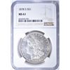 Image 1 : 1878-S MORGAN DOLLAR, NGC MS-61