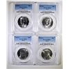 Image 1 : 4-1976-S SILVER KENNEDY HALF DOLLARS, PCGS MS-66