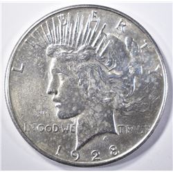 1928-S PEACE DOLLAR  BU