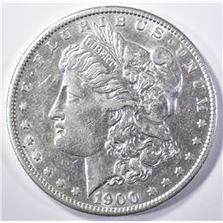 1900-S MORGAN DOLLAR  AU/BU