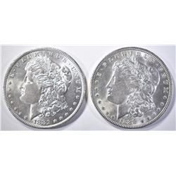 1881-O & 1888 MORGAN DOLLARS   BU