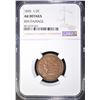 Image 1 : 1835 HALF CENT NGC AU DETAILS RIM DAMAGE