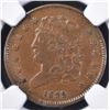Image 2 : 1835 HALF CENT NGC AU DETAILS RIM DAMAGE