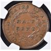 Image 3 : 1835 HALF CENT NGC AU DETAILS RIM DAMAGE