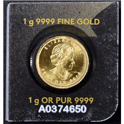 2015 CANADA GOLD MAPLE LEAF 1GRAM