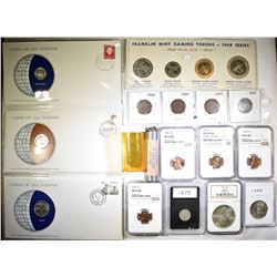 MIXED LOT OF US AND FOREIGN COINS