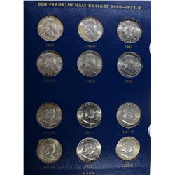 FRANKLIN HALF DOLLAR SET GEM BU