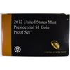 Image 1 : 2012 U.S. MINT PRESIDENTIAL PROOF SET IN OGP