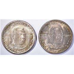 1946 & 1946-D BOOKER T WASHINGTON HALF DOLLARS