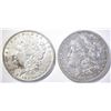 Image 1 : (1) 1879-O & (1) 1887-O MORGAN