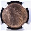 Image 2 : 1887 G. BRITAIN ½ PENCE, NGC MS-64 RB
