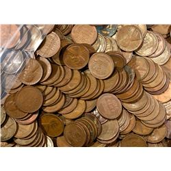 2500-MIXED DATE CIRC LINCOLN WHEAT CENTS