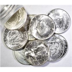 1964-D BU KENNEDY HALF DOLLAR ROLL