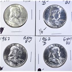 FRANKLIN HALF DOLLAR LOT: