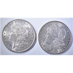 1884-O & 85 CH BU MORGAN DOLLARS