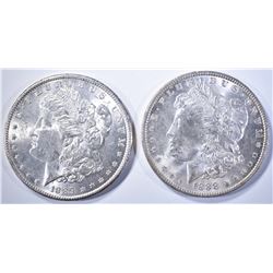 1888 & 1889 CH BU MORGAN DOLLARS