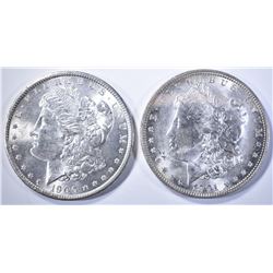 1900-O & 1901-O CH BU MORGAN DOLLARS