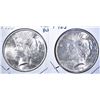 Image 1 : 1922 & 1923 GEM BU PEACE DOLLARS
