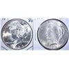 Image 1 : 1924 & 25 GEM BU PEACE DOLLARS