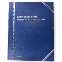 (32) CANADIAN SILVER DIMES 1888-1936