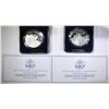 Image 1 : 2-WEST POINT PROOF COMMEM SILVER DOLLARS