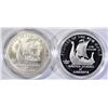 Image 3 : PF & UNC 2000 LEIF ERICSON COMMEM SILVER DOLLARS