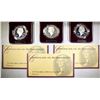 Image 1 : 3-1993 JEFFERSON PROOF COMMEM SILVER DOLLARS