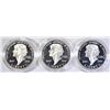 Image 2 : 3-1993 JEFFERSON PROOF COMMEM SILVER DOLLARS