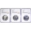Image 1 : 3-1964 KENNEDY HALF DOLLARS, NGC PF-67
