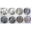 Image 1 : (8) GEM BU 1964-D KENNEDY HALF DOLLARS