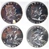 Image 1 : (4) PROOF FRANKLINS: 1-1962 & 3-1963