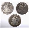 Image 1 : SEATED HALF DOLLARS: