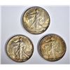 Image 1 : 3 - 1945-S WALKING LIBERTY HALF DOLLARS