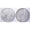 Image 1 : 1887 & 89 CH BU MORGAN DOLLARS