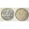 Image 2 : 1953 & 54 CANADA SILVER DOLLARS, CH BU+