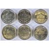 Image 2 : 6-BU 1944-D SILVER JEFFERSON NICKELS