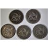 Image 2 : (5) 1853 SEATED QUARTERS  ARROWS  NICE