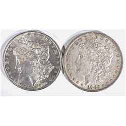1889 BU & 1882 AU MORGAN DOLLARS